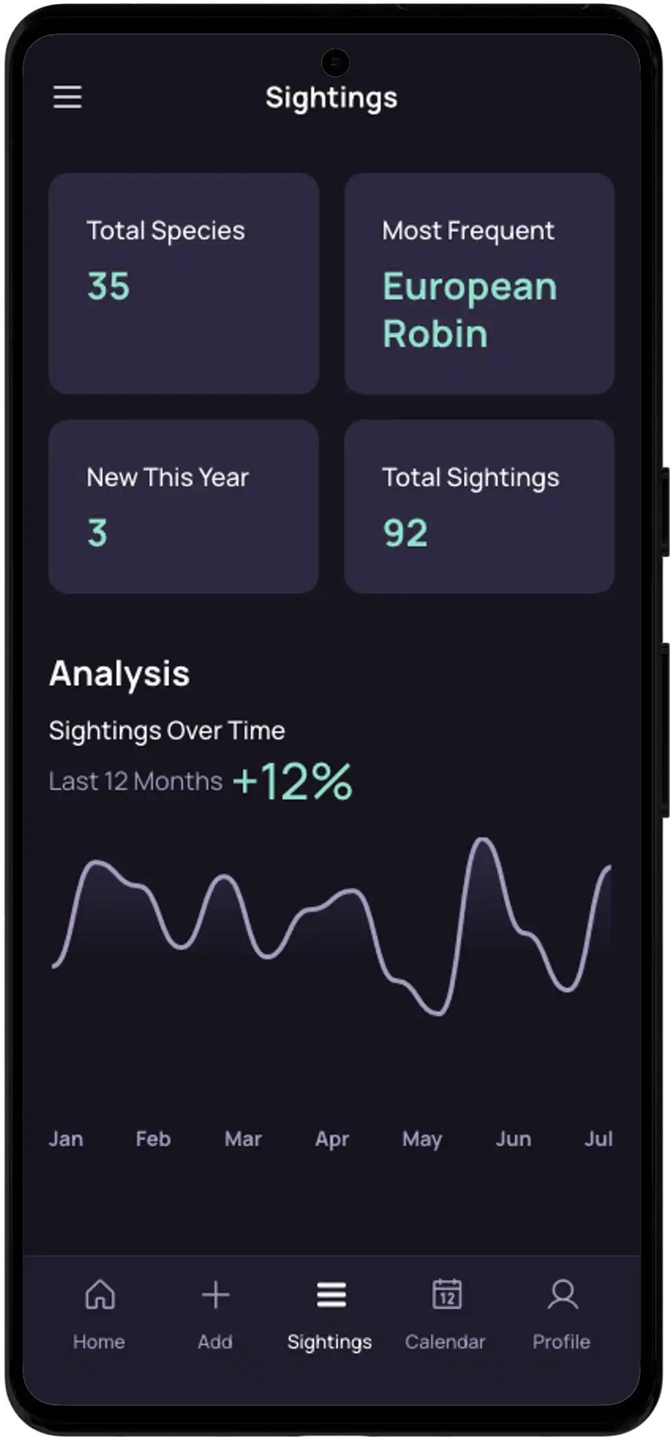 Nature Log Book screenshot